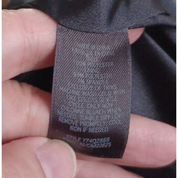 GUESS L Cropped Fur Lined Blazer Jacket Flared 3/4 Sleeve Y2K Retro Animal Print - Picture 15 of 15